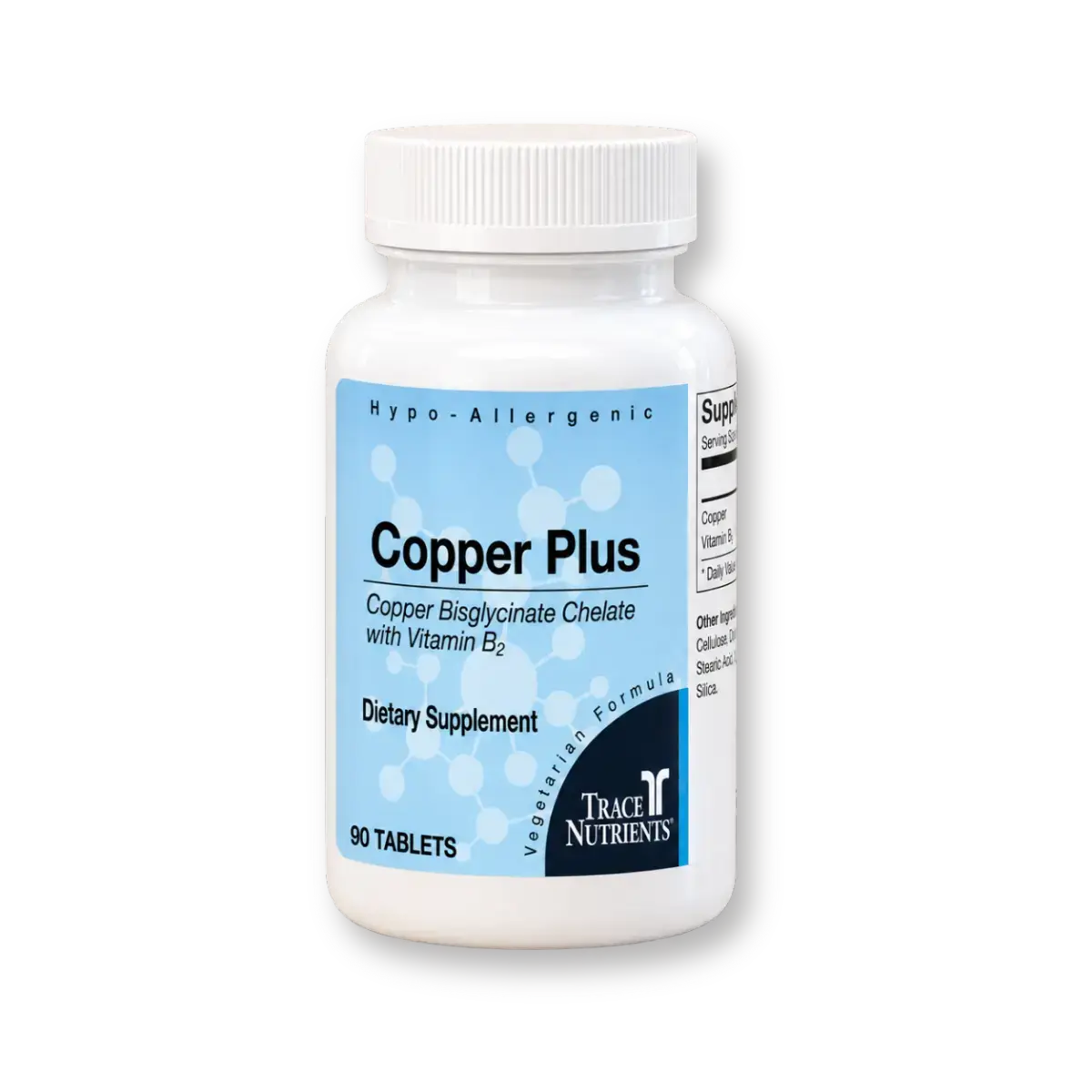 Copper Plus by Trace Nutrients, 90 tablets