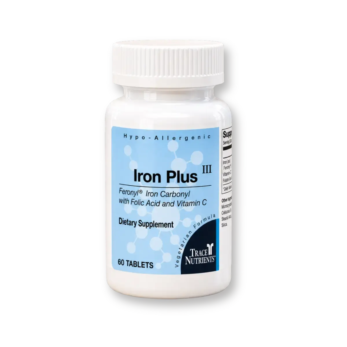 Iron Plus III by Trace Nutrients, 60 tablets