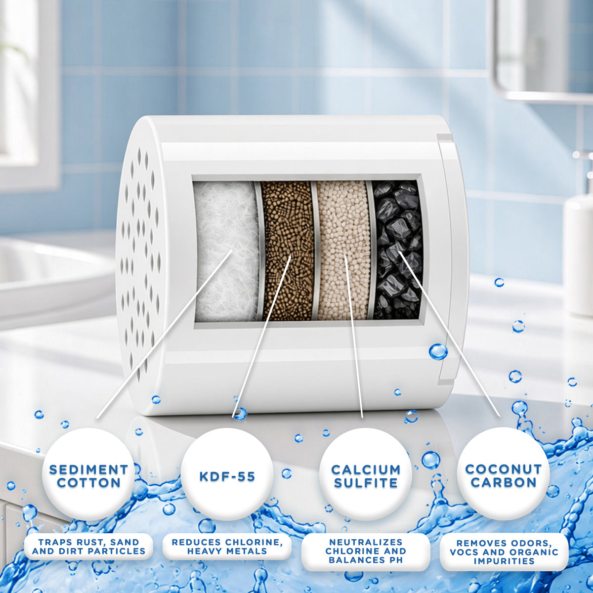 HydraClear Shower Filter Replacement Cartridge